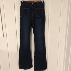 High rise flare/bootcut jeans
